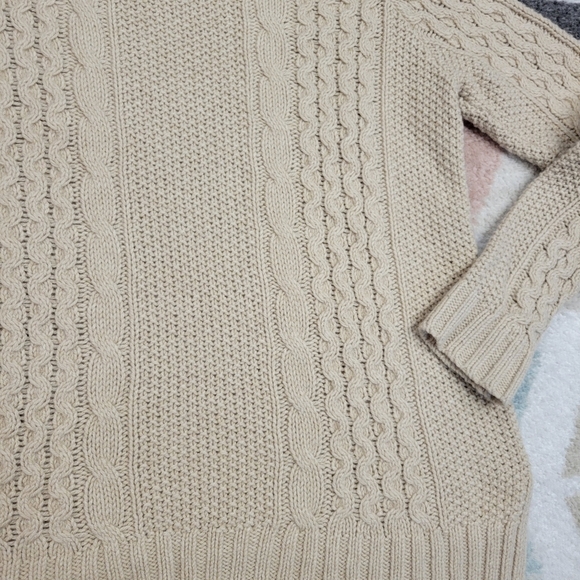 Theory Sweater Innis Aria in Oatmeal (Natural) Size Medium - Picture 8 of 10